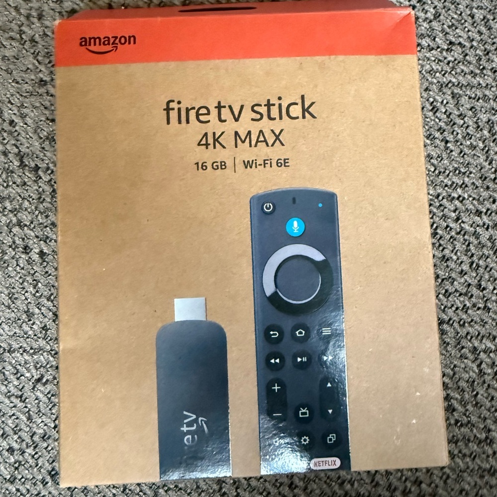 Amazon Fire TV Stick 4K Max - Black with Blue Highlights